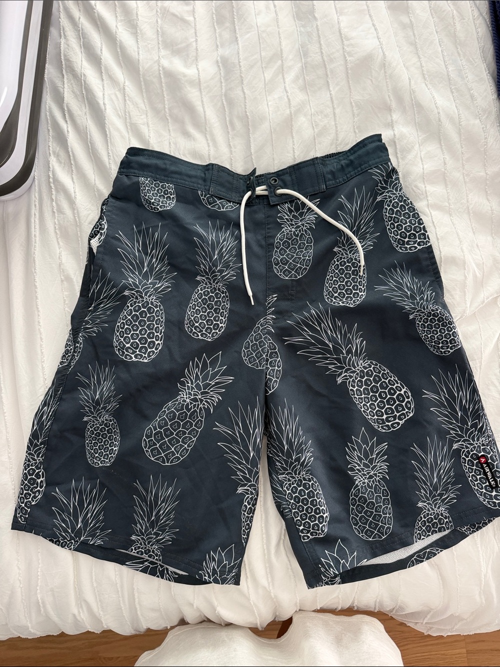 Men's Pineapple Print Swim Trunks
